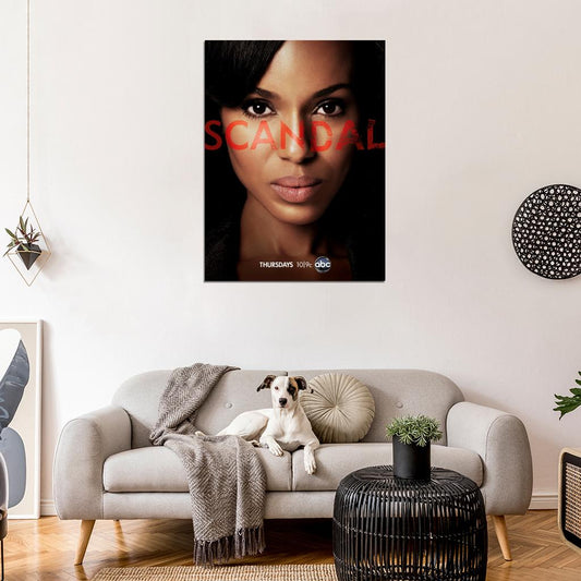 Scandal Kerry Washington TV Series Wall Art Print Poster