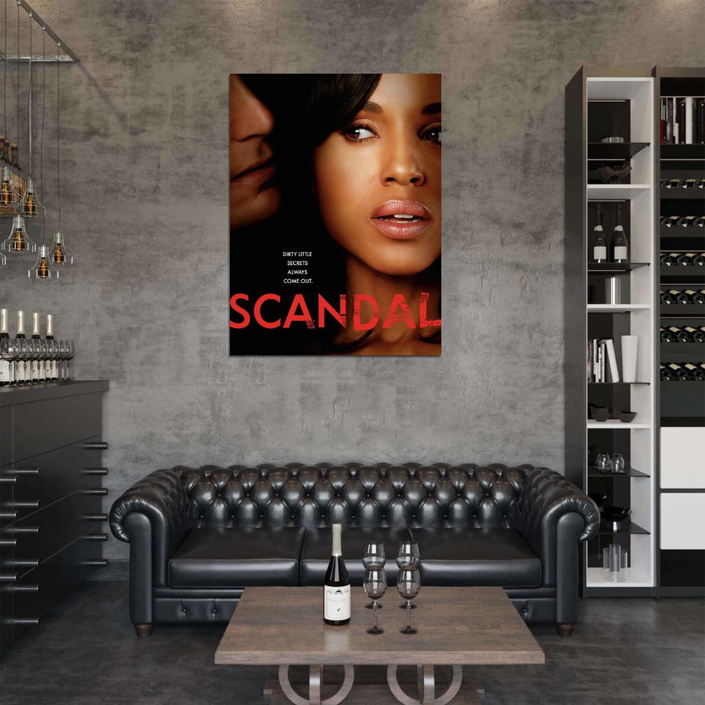 Scandal Kerry Washington Olivia Pope TV Series Wall Art Print Poster