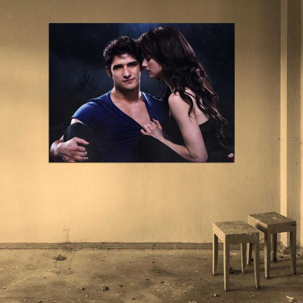 Teen Wolf Scott Allison Characters Cast TV Series Wall Art Print Poster