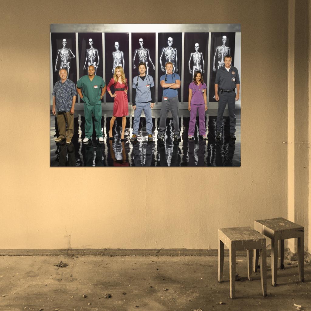 Scrubs TV Series Wall Art Print Poster