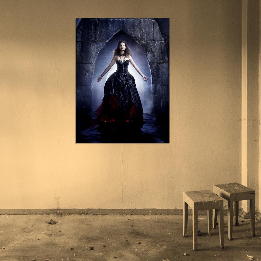 The Vampire Diaries Elena Gilbert Nina Dobrev TV Series Wall Art Print Poster