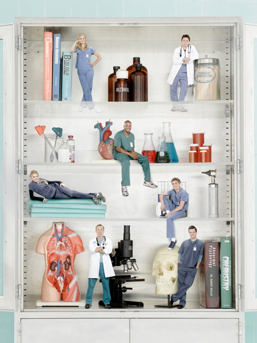 Scrubs Cast Characters TV Series Wall Art Print Poster