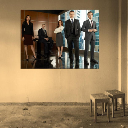 Suits Cast Characters TV Series Wall Art Print Poster