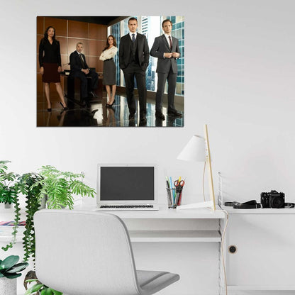 Suits Cast Characters TV Series Wall Art Print Poster