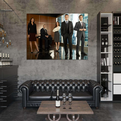 Suits Cast Characters TV Series Wall Art Print Poster