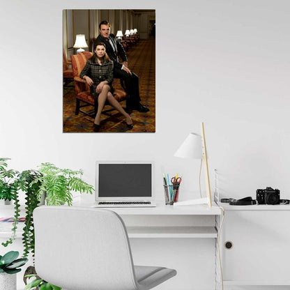 The Good Wife Alicia Florrick Peter Florrick Characters TV Series Wall Art Print Poster