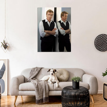 The Mentalist Simon Baker TV Series Wall Art Print Poster