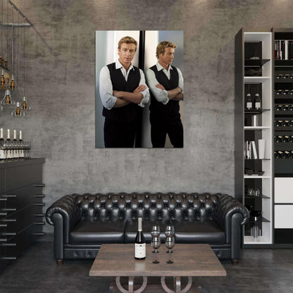 The Mentalist Simon Baker TV Series Wall Art Print Poster