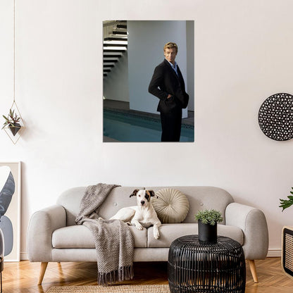 The Mentalist Simon Baker TV Series Wall Art Print Poster