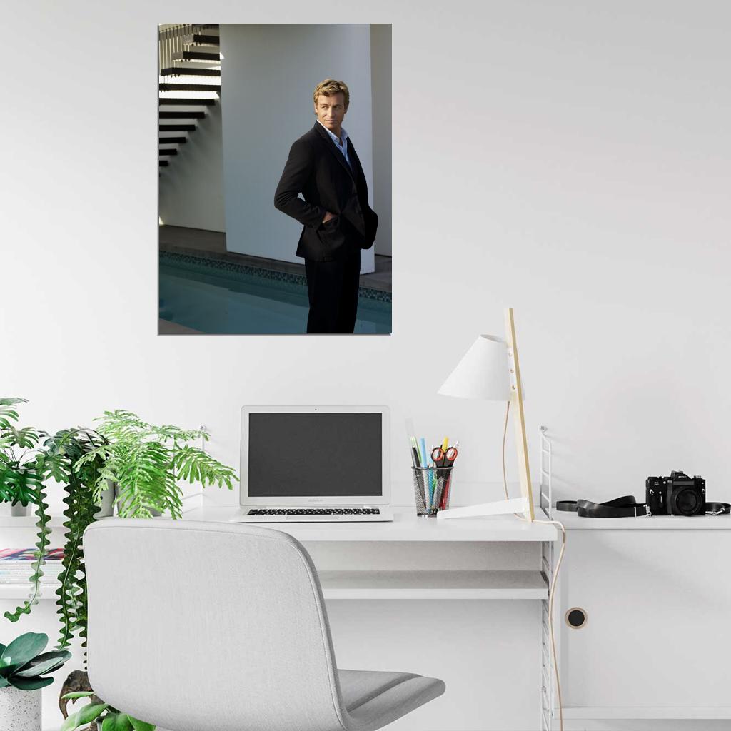 The Mentalist Simon Baker TV Series Wall Art Print Poster