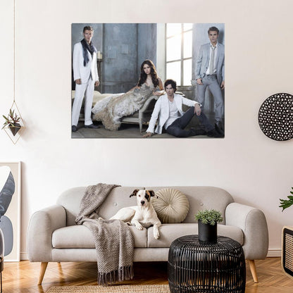 The Vampire Diaries Characters Cast TV Series Wall Art Print Poster