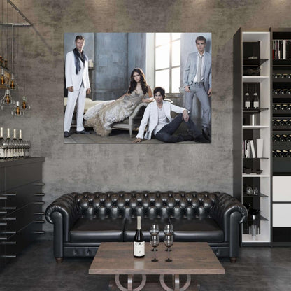The Vampire Diaries Characters Cast TV Series Wall Art Print Poster