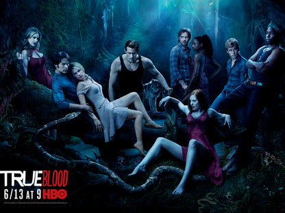 True Blood Cast Characters TV Series Wall Art Print Poster