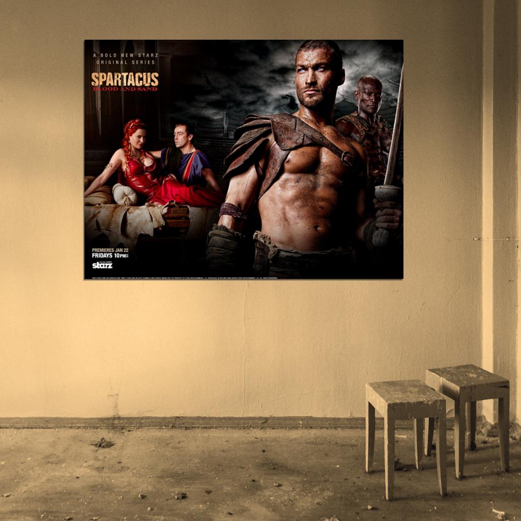 Spartacus Blood And Sand TV Series Wall Art Print Poster