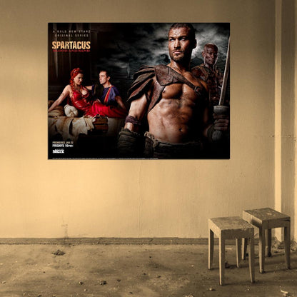 Spartacus Blood And Sand TV Series Wall Art Print Poster