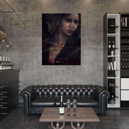 The Vampire Diaries Elena Gilbert Nina Dobrev TV Series Wall Art Print Poster