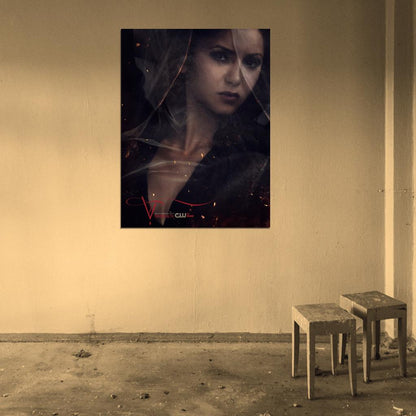 The Vampire Diaries Elena Gilbert Nina Dobrev TV Series Wall Art Print Poster