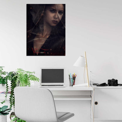 The Vampire Diaries Elena Gilbert Nina Dobrev TV Series Wall Art Print Poster