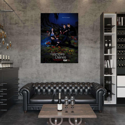 The Vampire Diaries TV Series Wall Art Print Poster