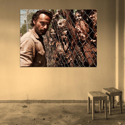 The Walking Dead Andrew Lincoln TV Series Wall Art Print Poster