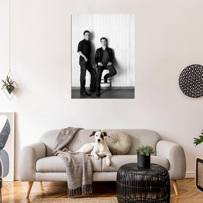 White Collar BW TV Series Wall Art Print Poster