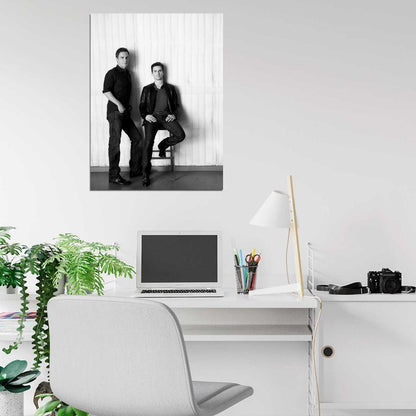 White Collar BW TV Series Wall Art Print Poster