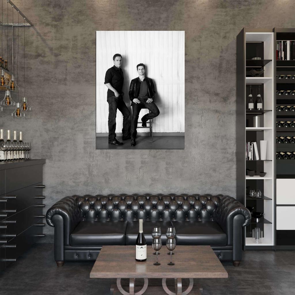 White Collar BW TV Series Wall Art Print Poster