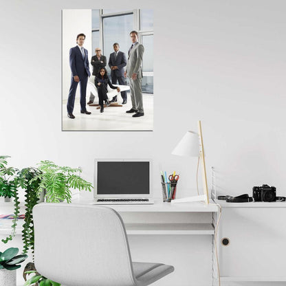 White Collar Characters TV Series Wall Art Print Poster