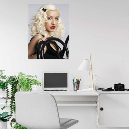 Christina Aguilera Pop Singer Music Art Wall Art Print Poster