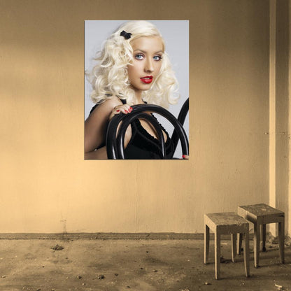 Christina Aguilera Pop Singer Music Art Wall Art Print Poster
