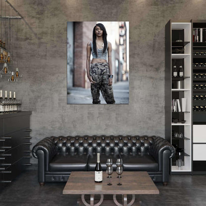 Angel Haze Hip-Hop Singer Music Art Wall Art Print Poster