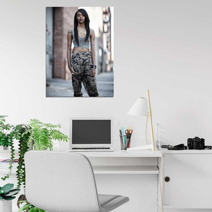 Angel Haze Hip-Hop Singer Music Art Wall Art Print Poster