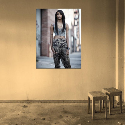 Angel Haze Hip-Hop Singer Music Art Wall Art Print Poster