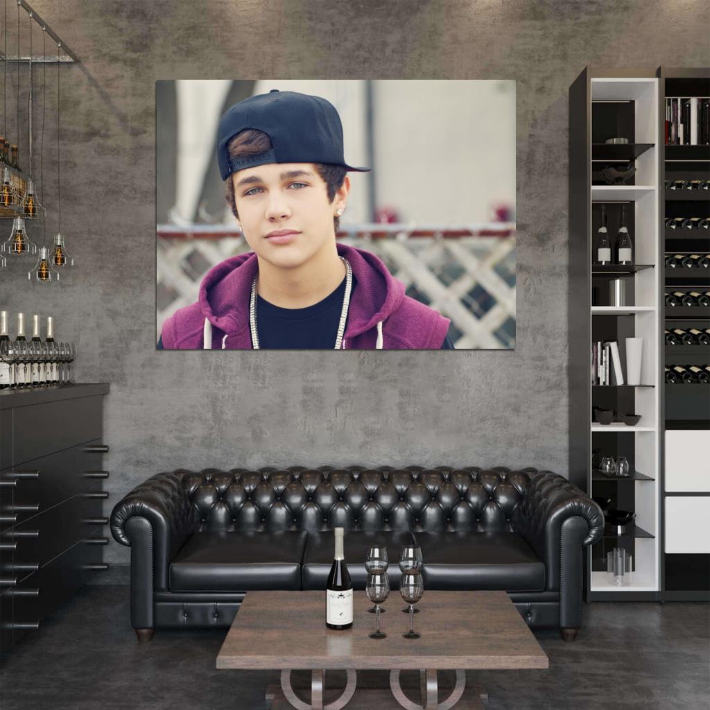Austin Mahone Cute Pop Singer Music Art Wall Art Print Poster
