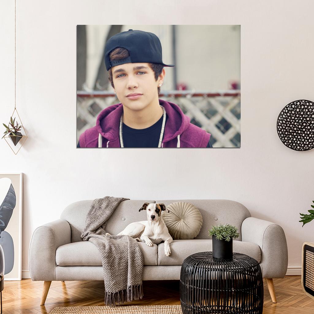 Austin Mahone Cute Pop Singer Music Art Wall Art Print Poster