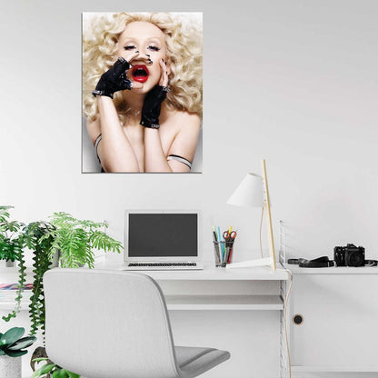 Christina Aguilera Hot Sexy Pop Singer Music Art Wall Art Print Poster