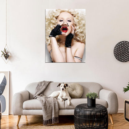 Christina Aguilera Hot Sexy Pop Singer Music Art Wall Art Print Poster