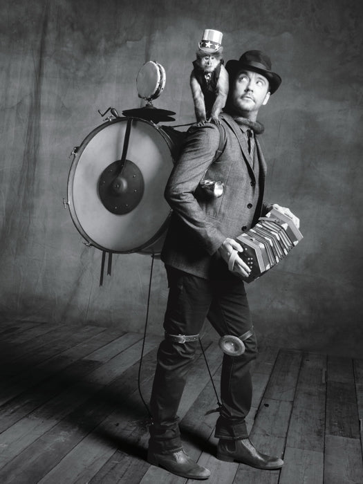 Dave Matthews Funny Monkey Music BW Art Wall Art Print Poster