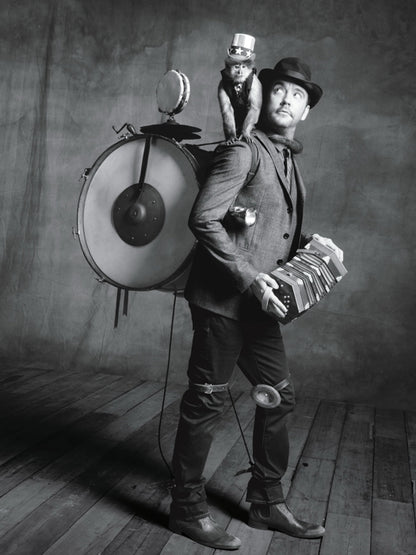 Dave Matthews Funny Monkey Music BW Art Wall Art Print Poster