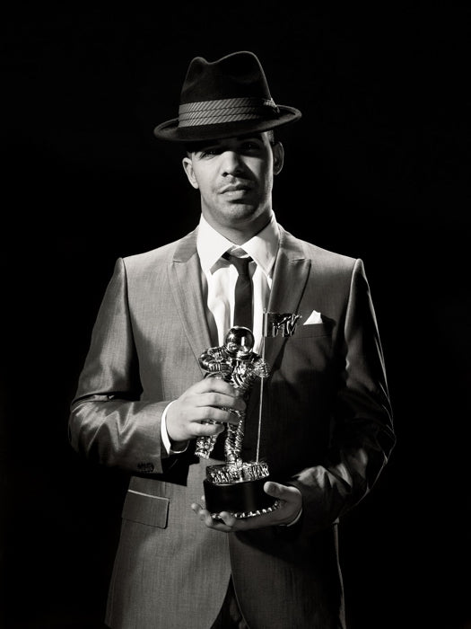 Drake Hip Hop Singer Music BW Art Wall Art Print Poster