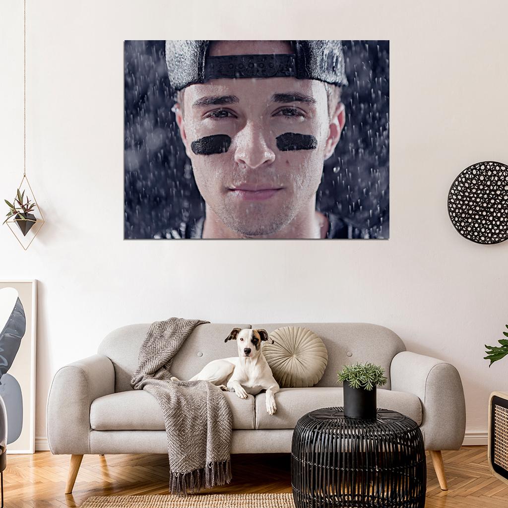 Jake Miller Portrait Hip Hop Singer Music Art Wall Art Print Poster