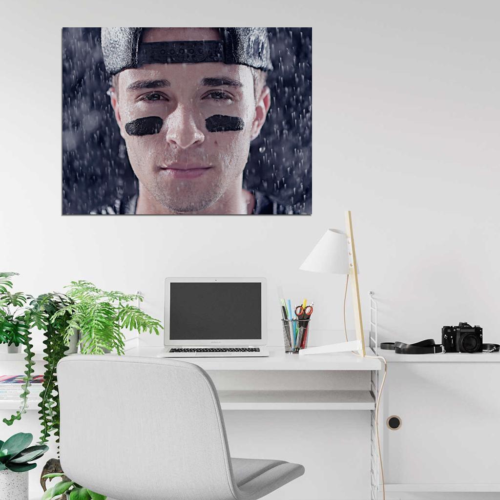 Jake Miller Portrait Hip Hop Singer Music Art Wall Art Print Poster