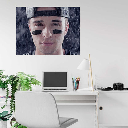 Jake Miller Portrait Hip Hop Singer Music Art Wall Art Print Poster