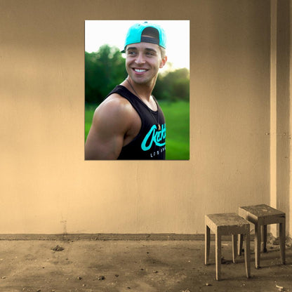 Jake Miller Smile Hip Hop Singer Music Art Wall Art Print Poster