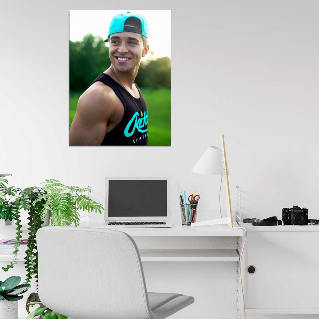 Jake Miller Smile Hip Hop Singer Music Art Wall Art Print Poster