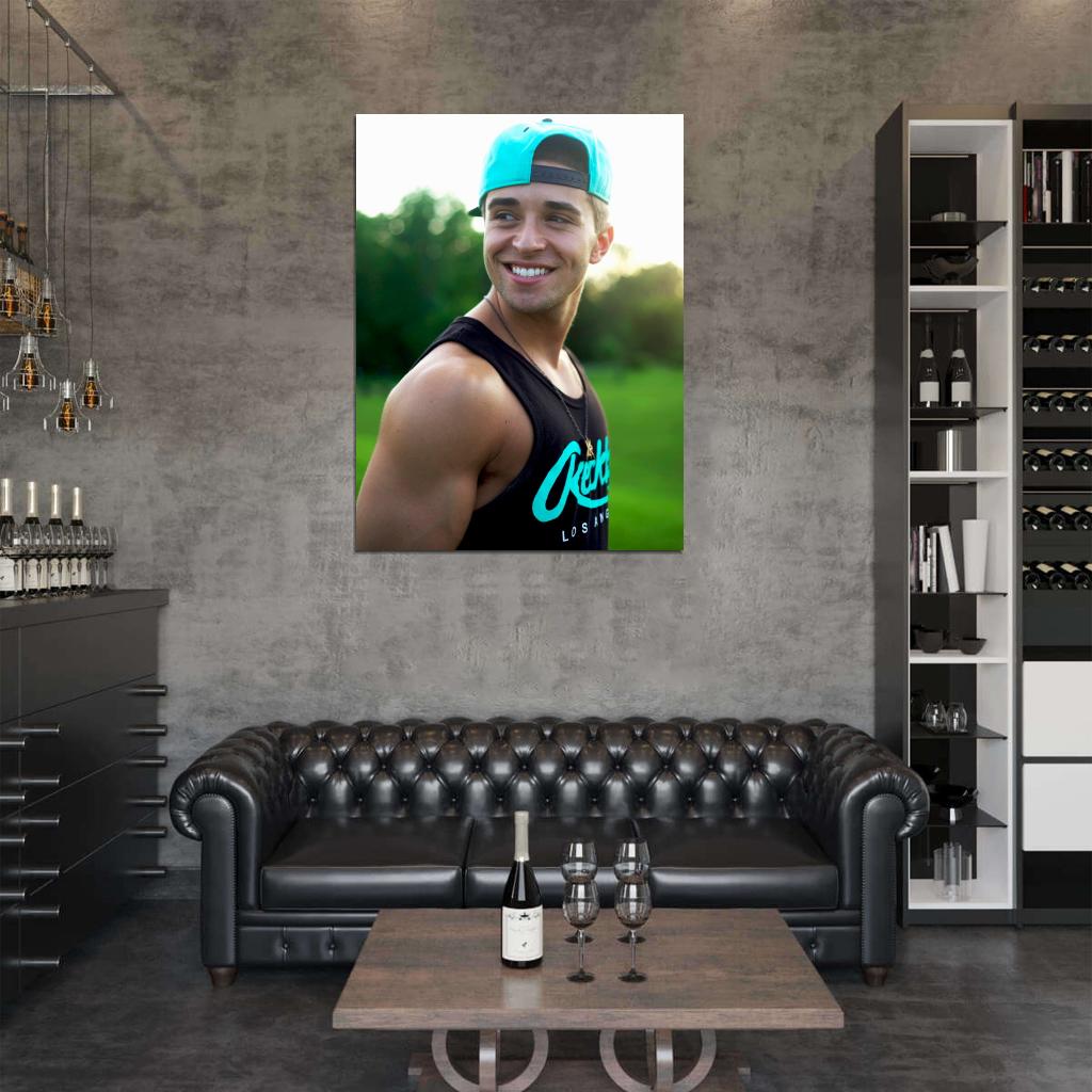 Jake Miller Smile Hip Hop Singer Music Art Wall Art Print Poster
