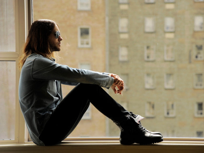 Jared Leto Window Rock Singer Actor Music Art Wall Art Print Poster