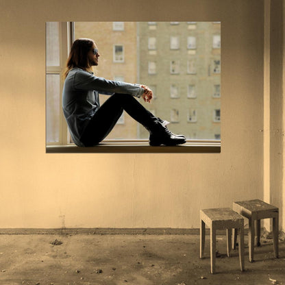 Jared Leto Window Rock Singer Actor Music Art Wall Art Print Poster
