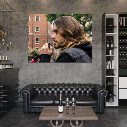 Jared Leto Portrait Rock Singer Actor Music Art Wall Art Print Poster