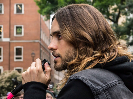 Jared Leto Portrait Rock Singer Actor Music Art Wall Art Print Poster